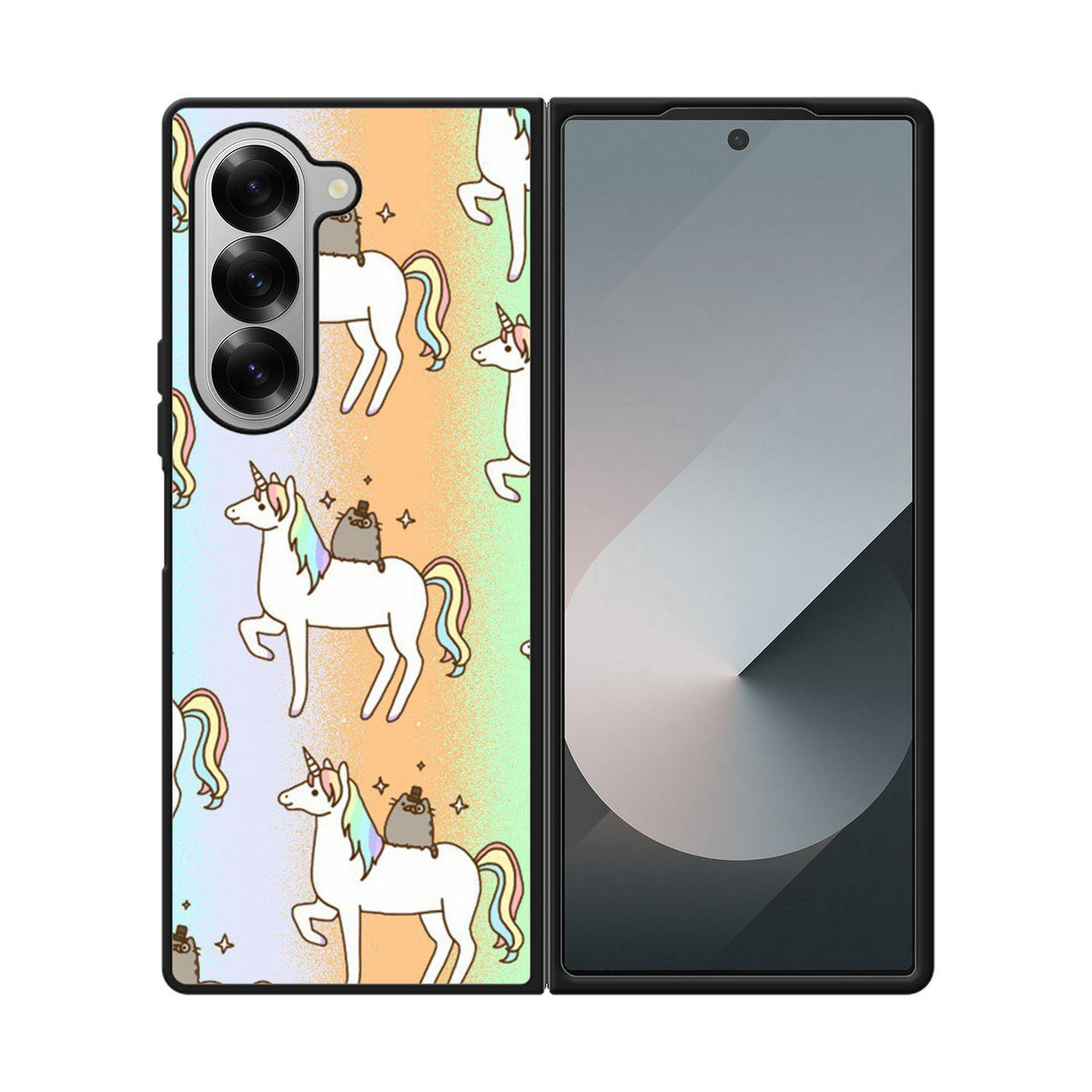 Pusheen and Unicorn Case Samsung Galaxy Z Fold 6 5G BC0119