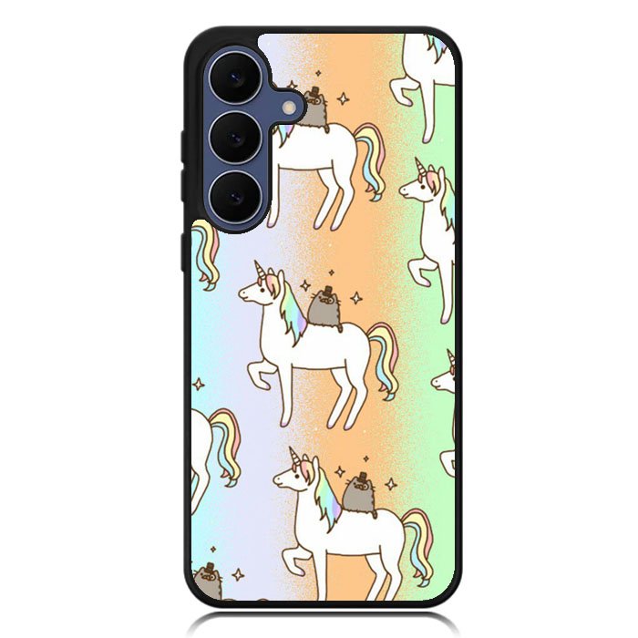 Pusheen and Unicorn Samsung Galaxy S25 FE Case BC0119
