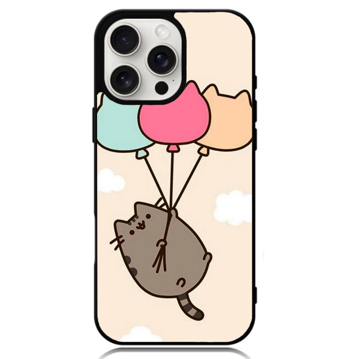 Pusheen the cat Happy Vibes Case iPhone 16 Pro BC0118