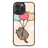 Pusheen the cat Happy Vibes Case iPhone 15 Pro BC0118