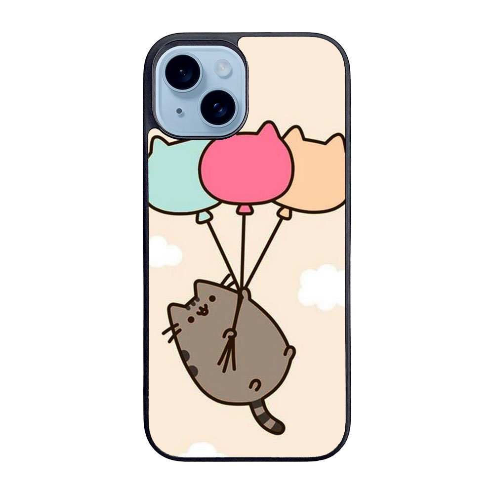 Pusheen the cat Happy Vibes Case iPhone 15 BC0118