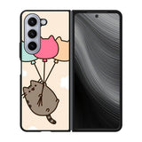Pusheen the cat Happy Vibes Case Samsung Galaxy z Fold 5 5G BC0118