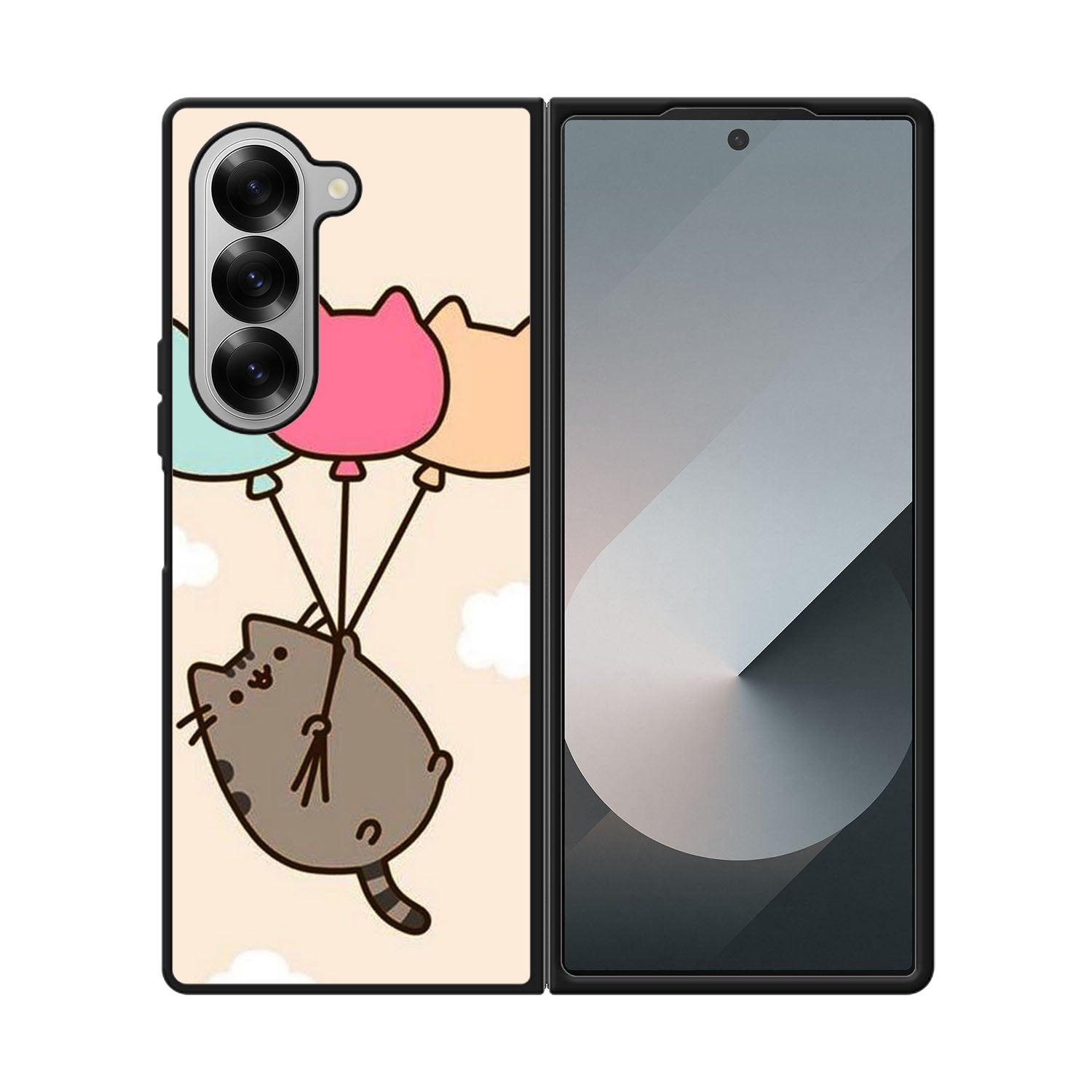 Pusheen the cat Happy Vibes Case Samsung Galaxy Z Fold 6 5G BC0118