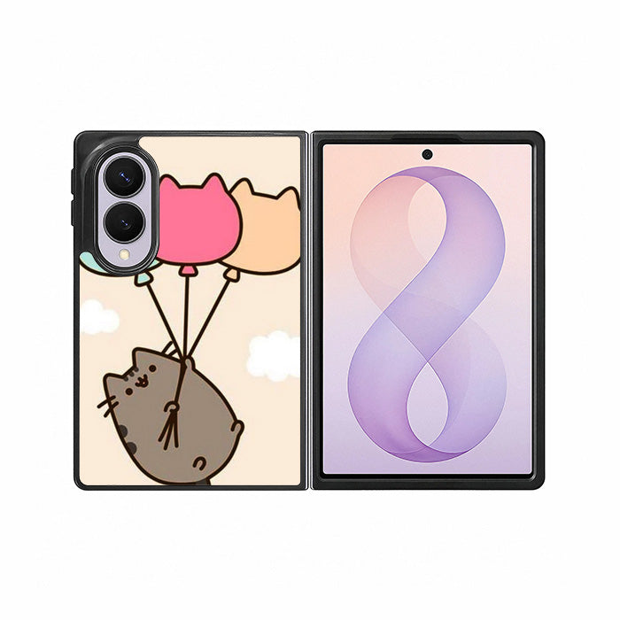 Pusheen the cat Happy Vibes Samsung Galaxy Z Fold 8 Case BC0118