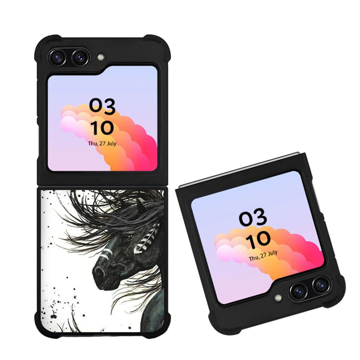 Majestic Mustang Horse Bag Case Samsung Galaxy Z Flip 5 5G BC0117