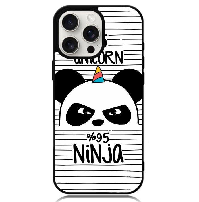 Panda Unicorn Wallpaper Case iPhone 16 Pro BC0114