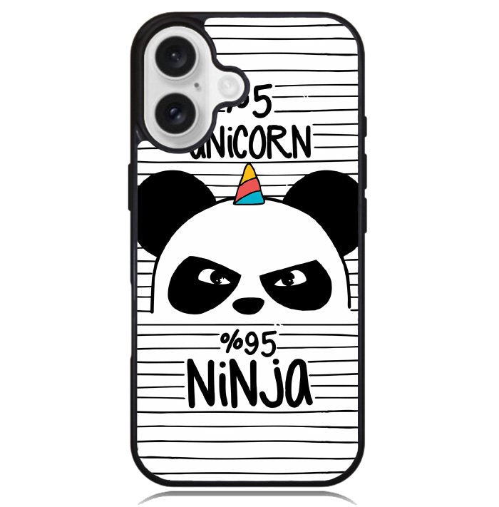 Panda Unicorn Wallpaper Case iPhone 16 BC0114