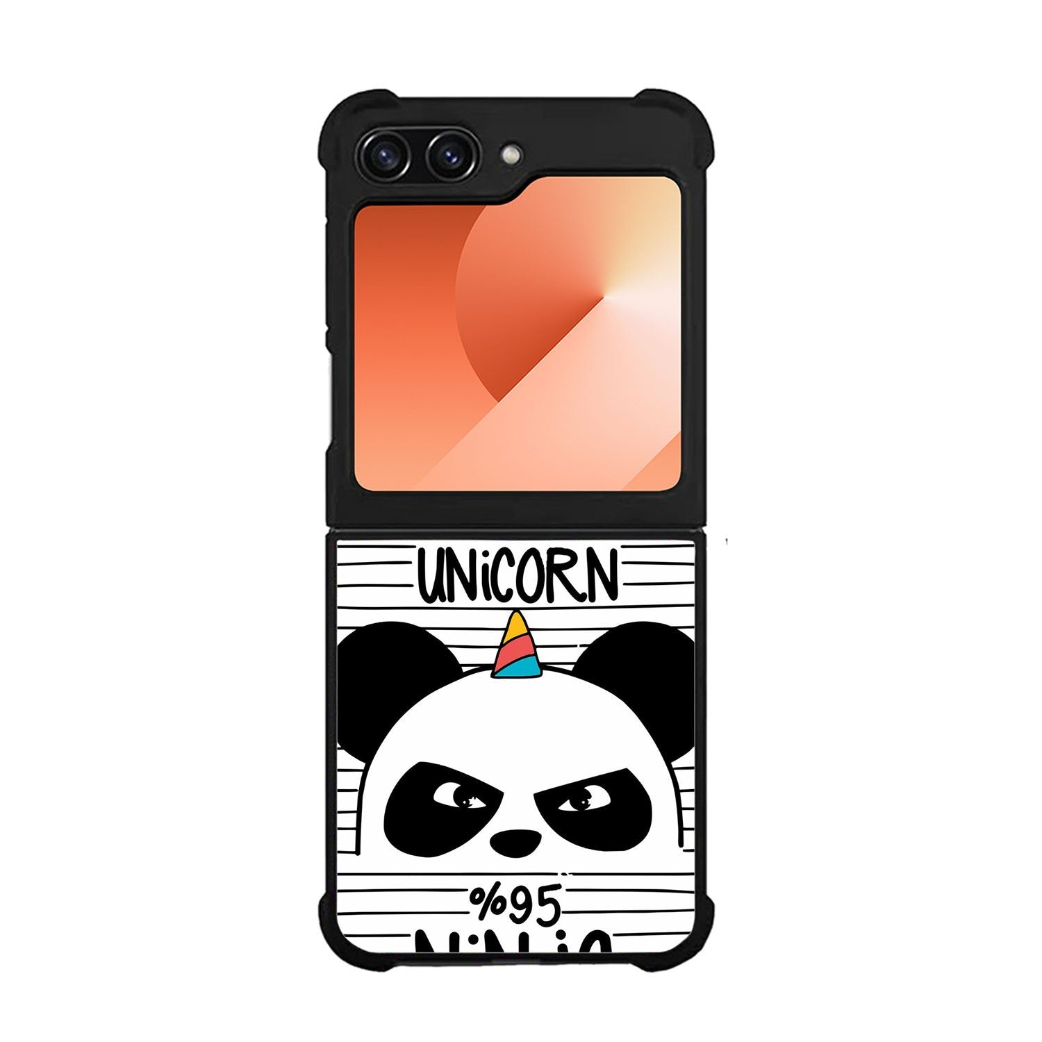 Panda Unicorn Wallpaper Case Samsung Galaxy Z Flip 6 5G BC0114