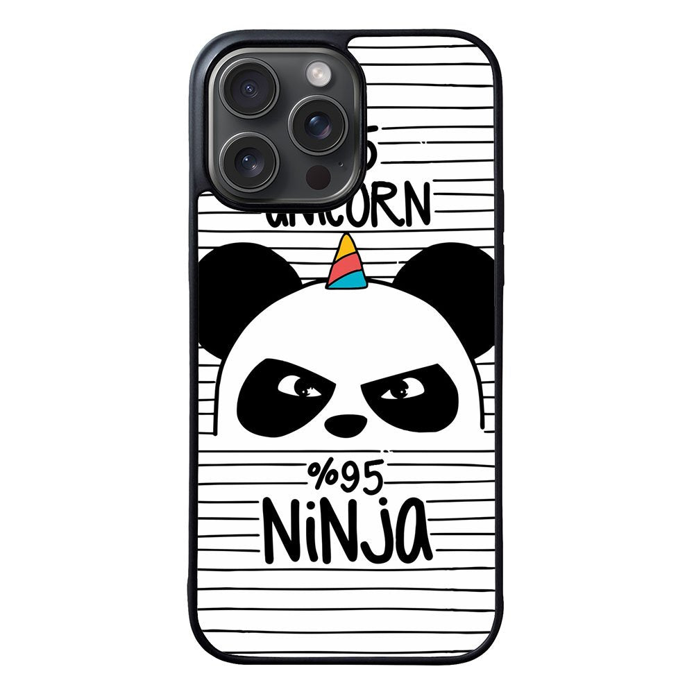 Panda Unicorn Wallpaper Case iPhone 15 Pro BC0114