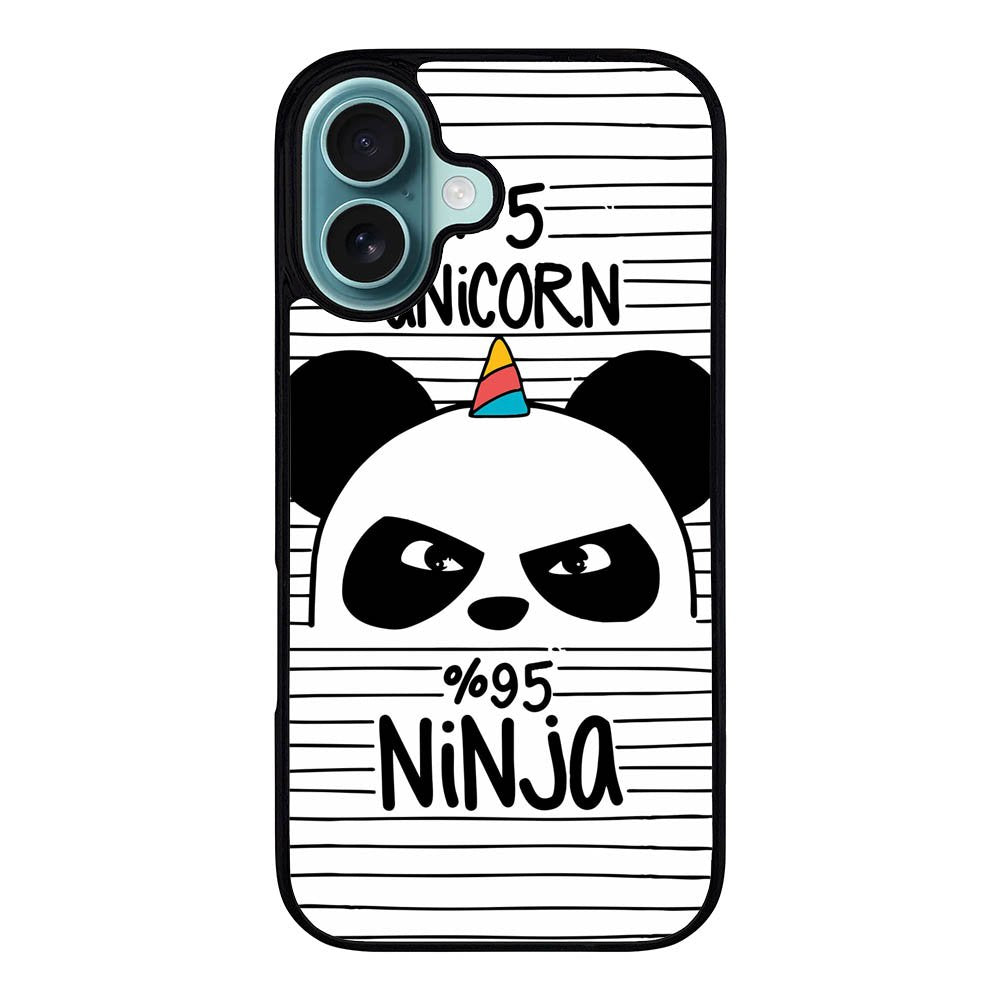 Panda Unicorn Wallpaper Case iPhone 16 Plus BC0114