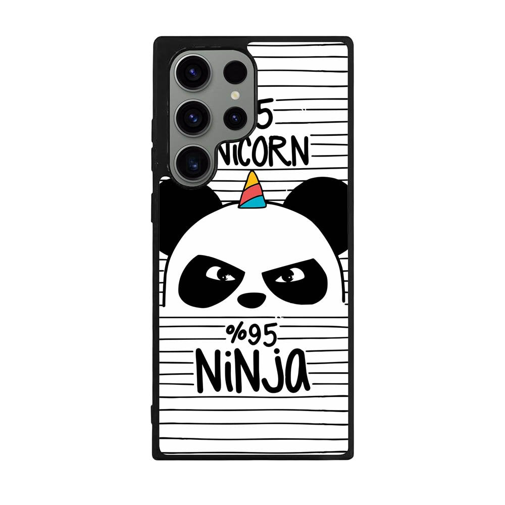 Panda Unicorn Wallpaper Case Samsung Galaxy S24 Ultra 5G BC0114