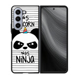 Panda Unicorn Wallpaper Case Samsung Galaxy z Fold 5 5G BC0114