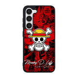 One Piece Logo Comic Case Samsung Galaxy S25 5G BC0102