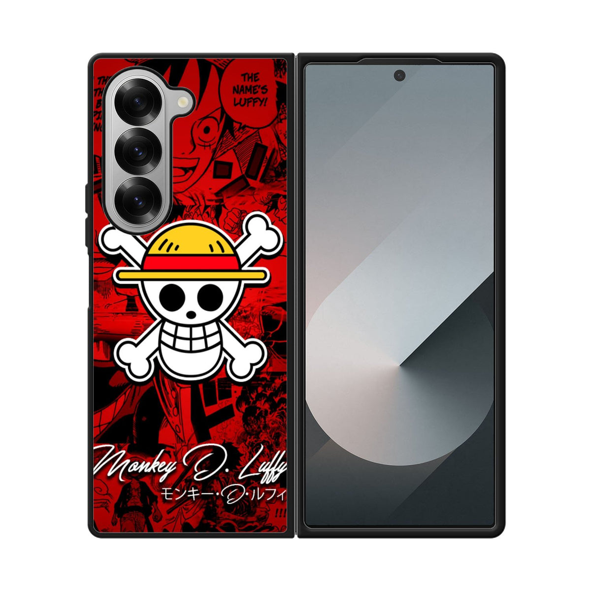 One Piece Logo Comic Case Samsung Galaxy Z Fold 6 5G BC0102