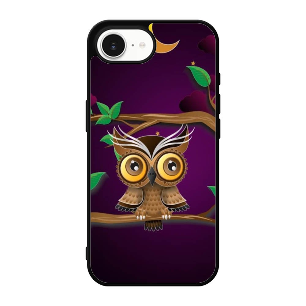 The Owl Purple Midnight iPhone 17e Case BC0098