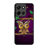 The Owl Purple Midnight Motorola Moto G 5G 2025 Case BC0098