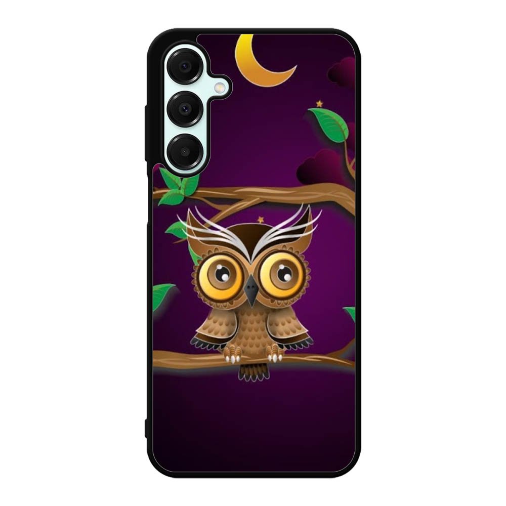 The Owl Purple Midnight Samsung Galaxy A16 Case BC0098
