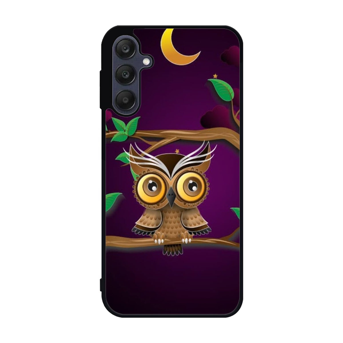 The Owl Purple Midnight Samsung Galaxy A25 5G Case BC0098