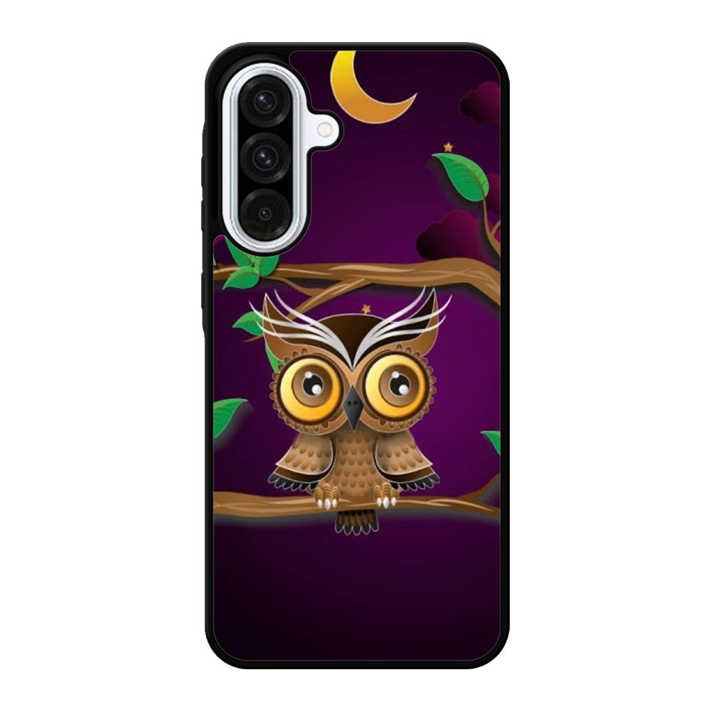 The Owl Purple Midnight Samsung Galaxy A56 Case BC0098