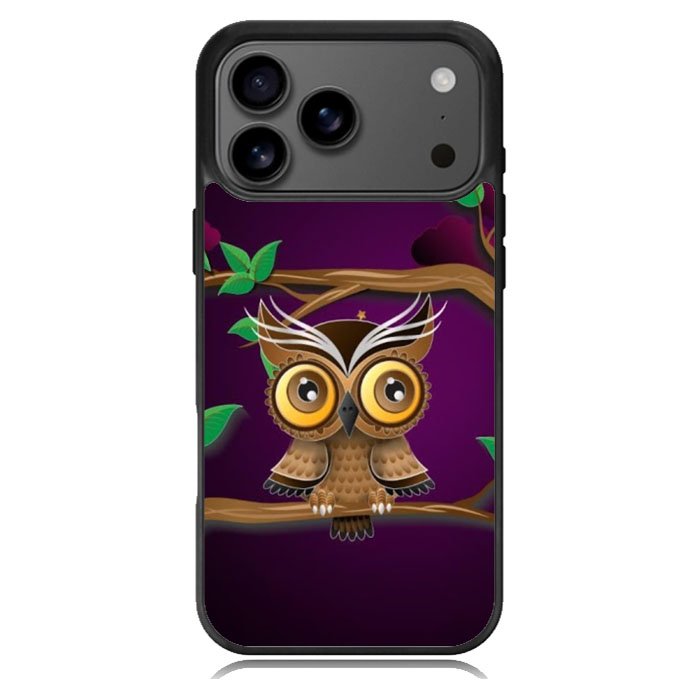 The Owl Purple Midnight iPhone 17 Pro Max Case BC0098
