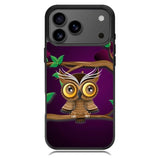 The Owl Purple Midnight iPhone 17 Pro Case BC0098