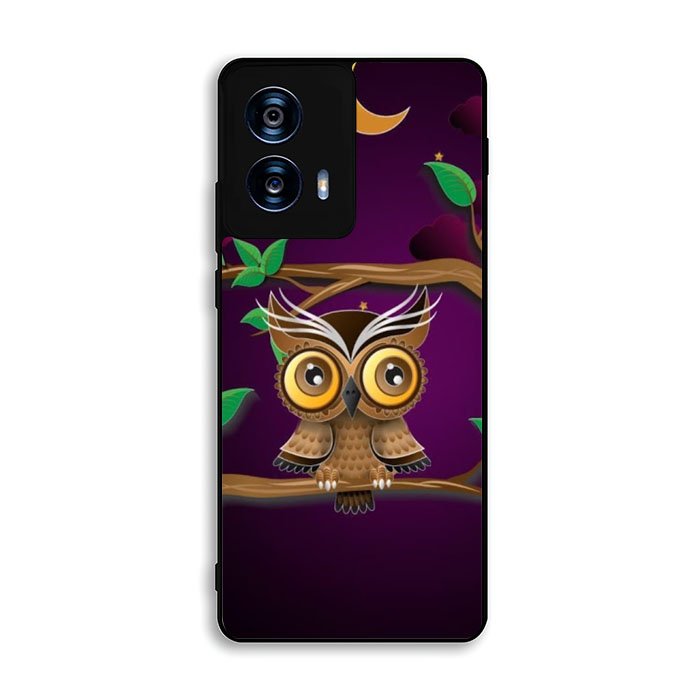 The Owl Purple Midnight Motorola Moto G Power 5G 2024 Case BC0098
