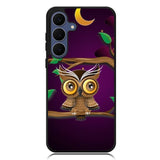 The Owl Purple Midnight Samsung Galaxy S25 FE Case BC0098