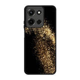 Black Sparkle Motorola Moto G 5G 2025 Case BC0094