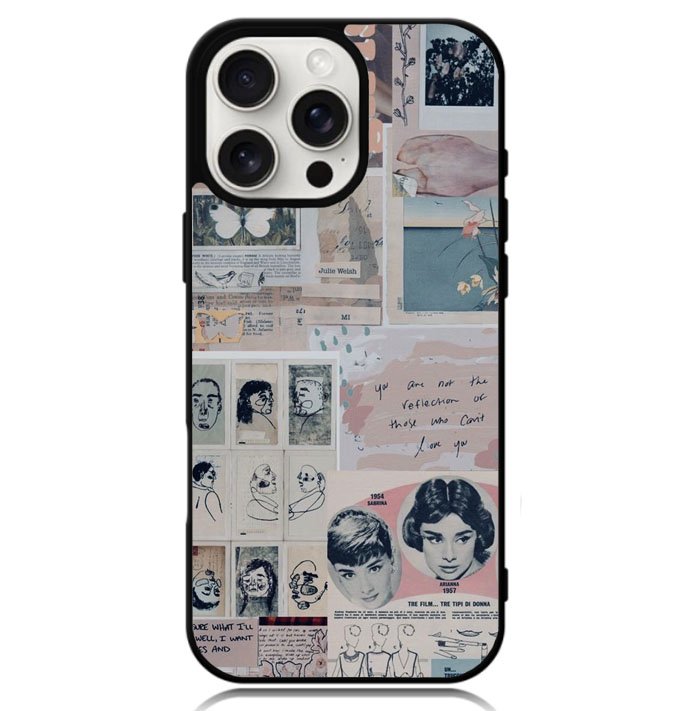 Vintage Retro 90's Aesthetic Case iPhone 16 Pro Max BC0093