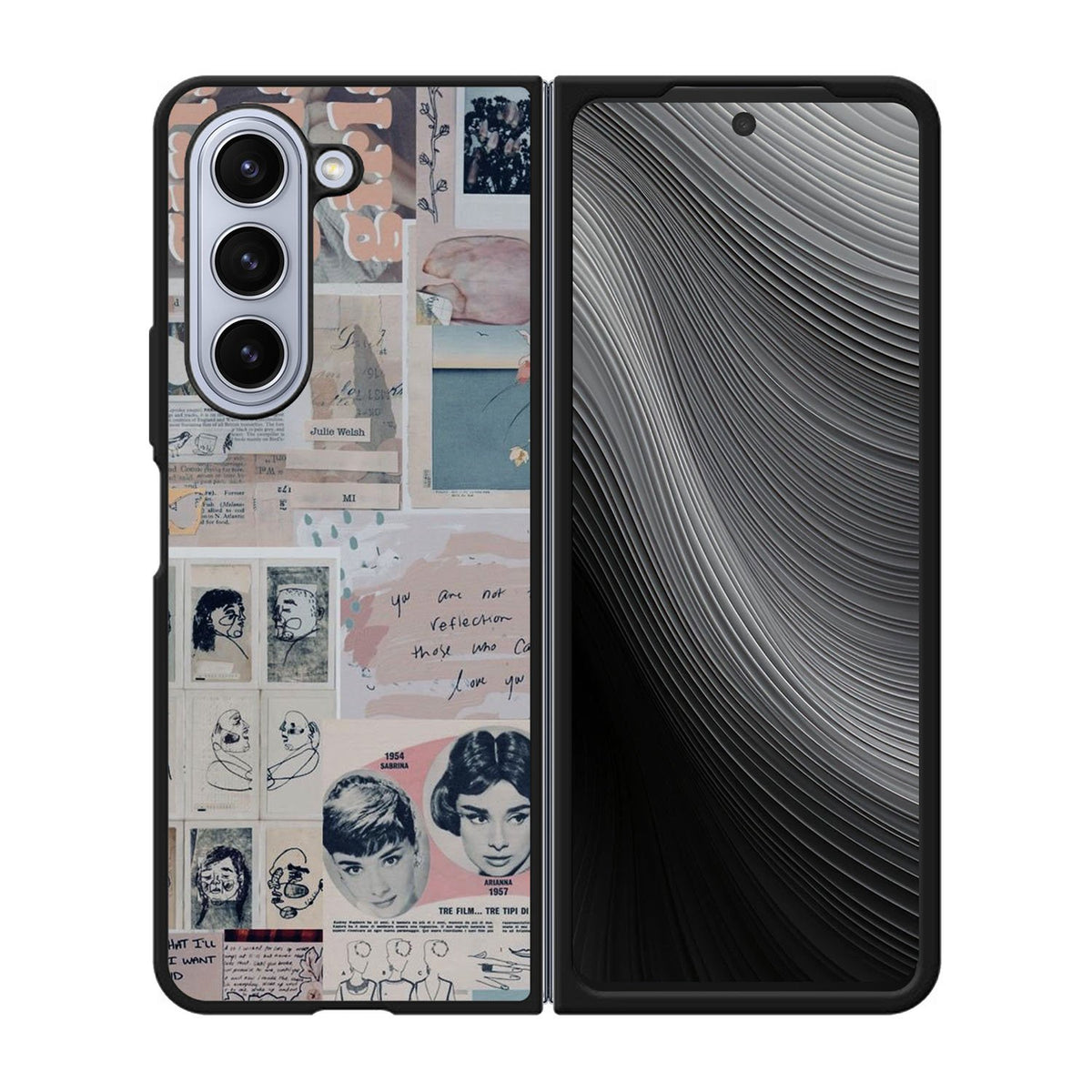 Vintage Retro 90's Aesthetic Case Samsung Galaxy z Fold 5 5G BC0093