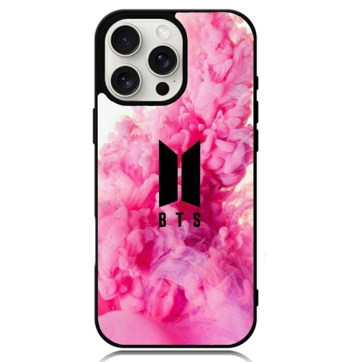 Pink Smoke BTS Case iPhone 16 Pro BC0089