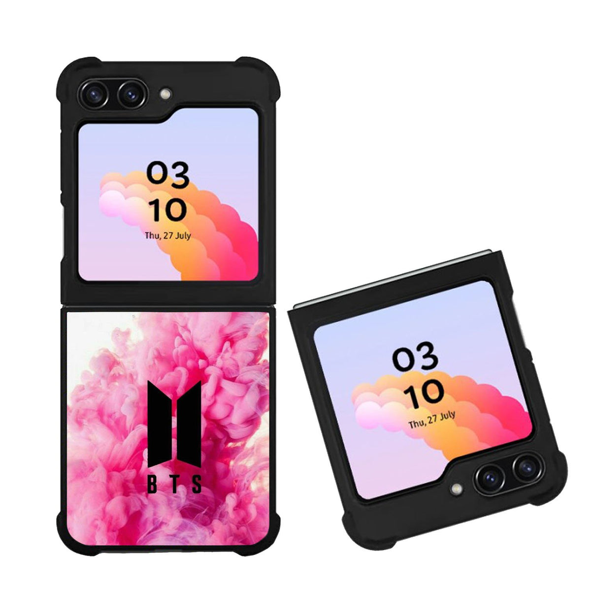 Pink Smoke BTS Case Samsung Galaxy Z Flip 5 5G BC0089