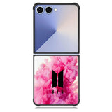 Pink Smoke BTS Samsung Galaxy Z Flip 7 Case BC0089