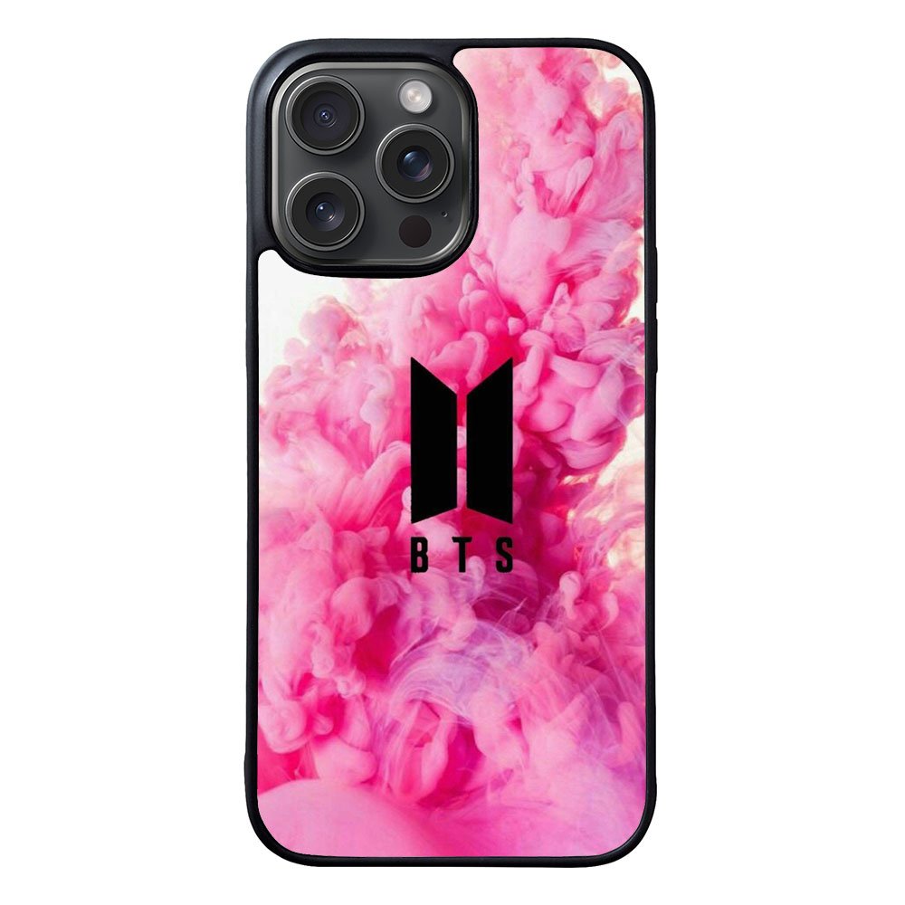 Pink Smoke BTS Case iPhone 15 Pro Max BC0089