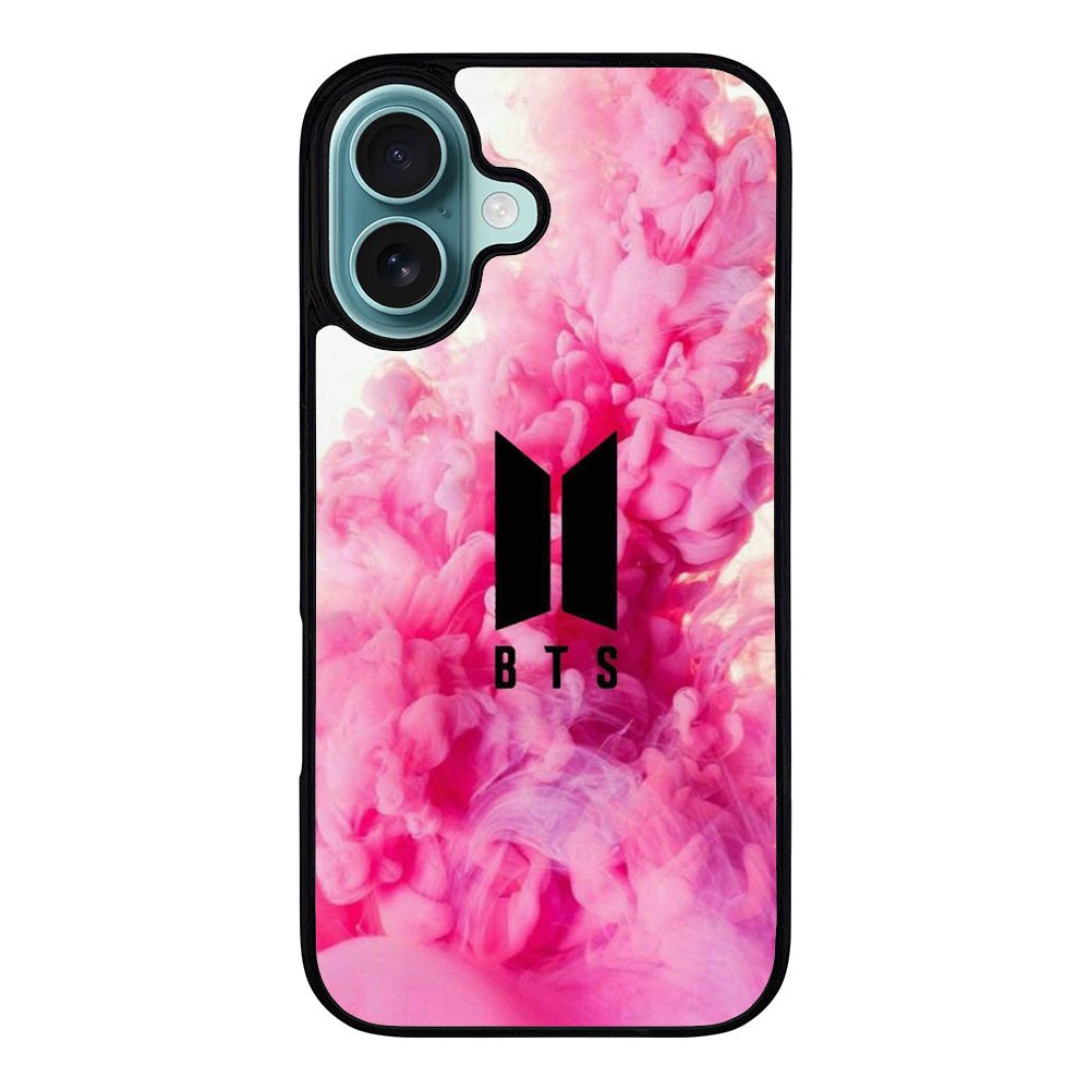 Pink Smoke BTS Case iPhone 16 Plus BC0089