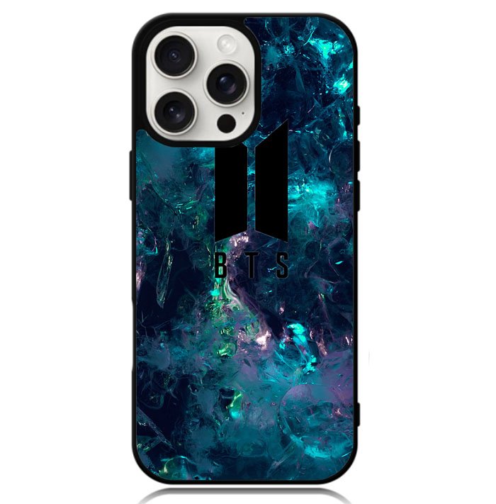 BTS Grunge Pattern Case iPhone 16 Pro Max BC0088