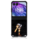 Luffy One Piece Captain Motorola Moto Razr 2024 , Moto Razr 50 Case