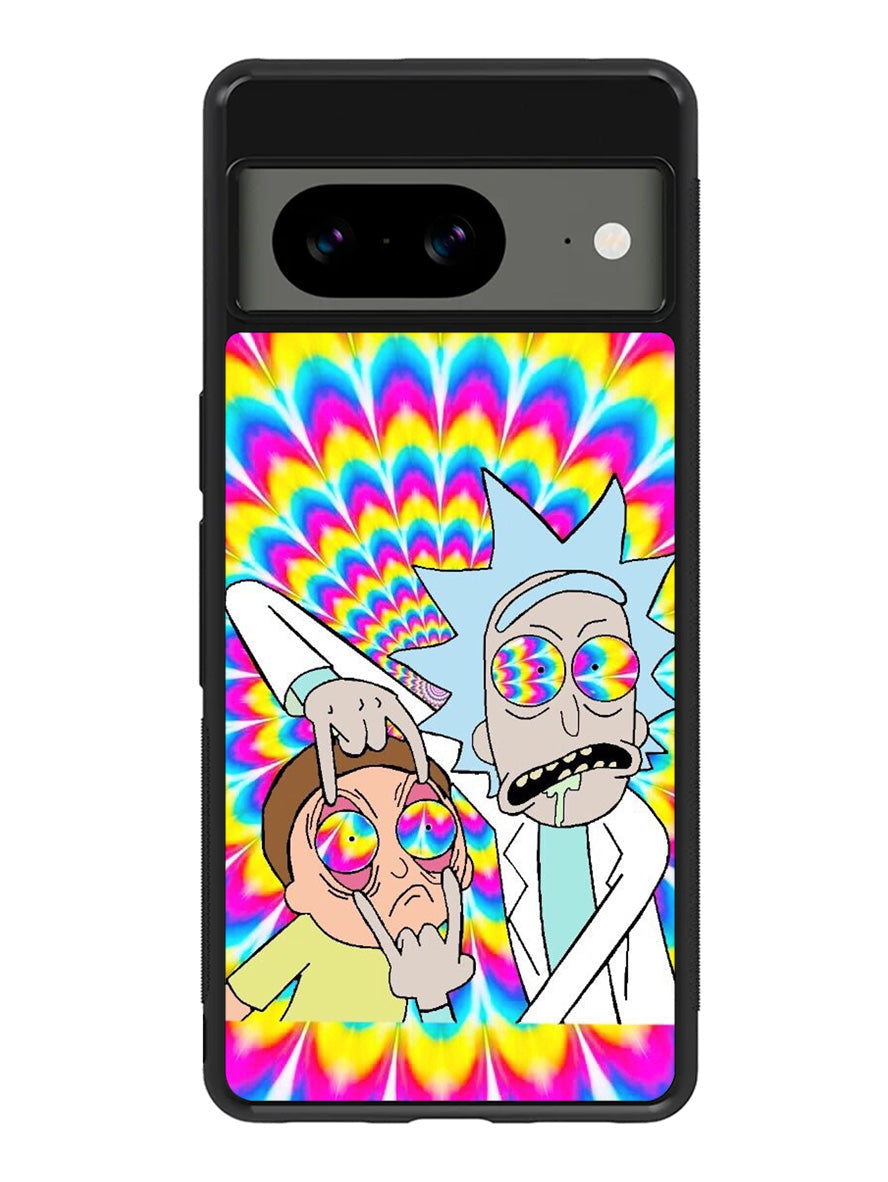 Rick And Morty Streaked Google Pixel 8a Case
