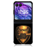 Arsenal Logo Gold 2nd Motorola Moto Razr 2024 , Moto Razr 50 Case