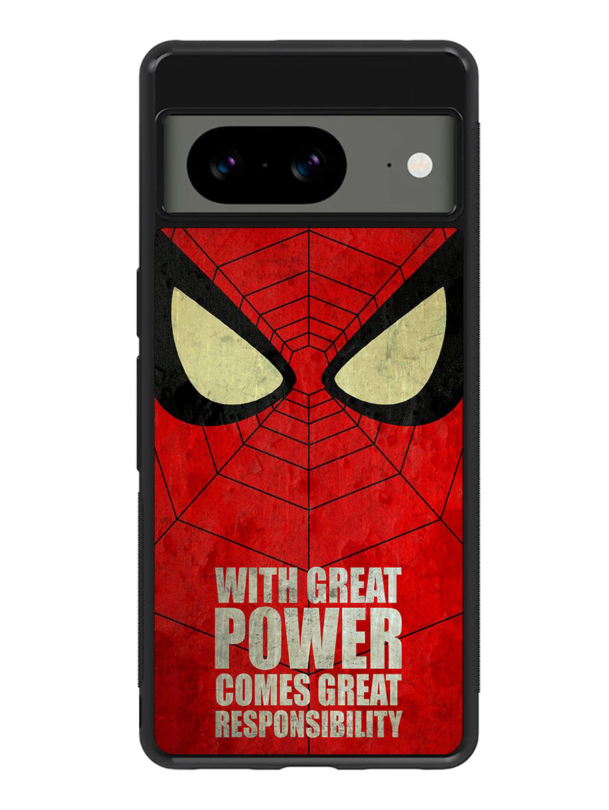 Quotes Spider-Man Google Pixel 8a Case