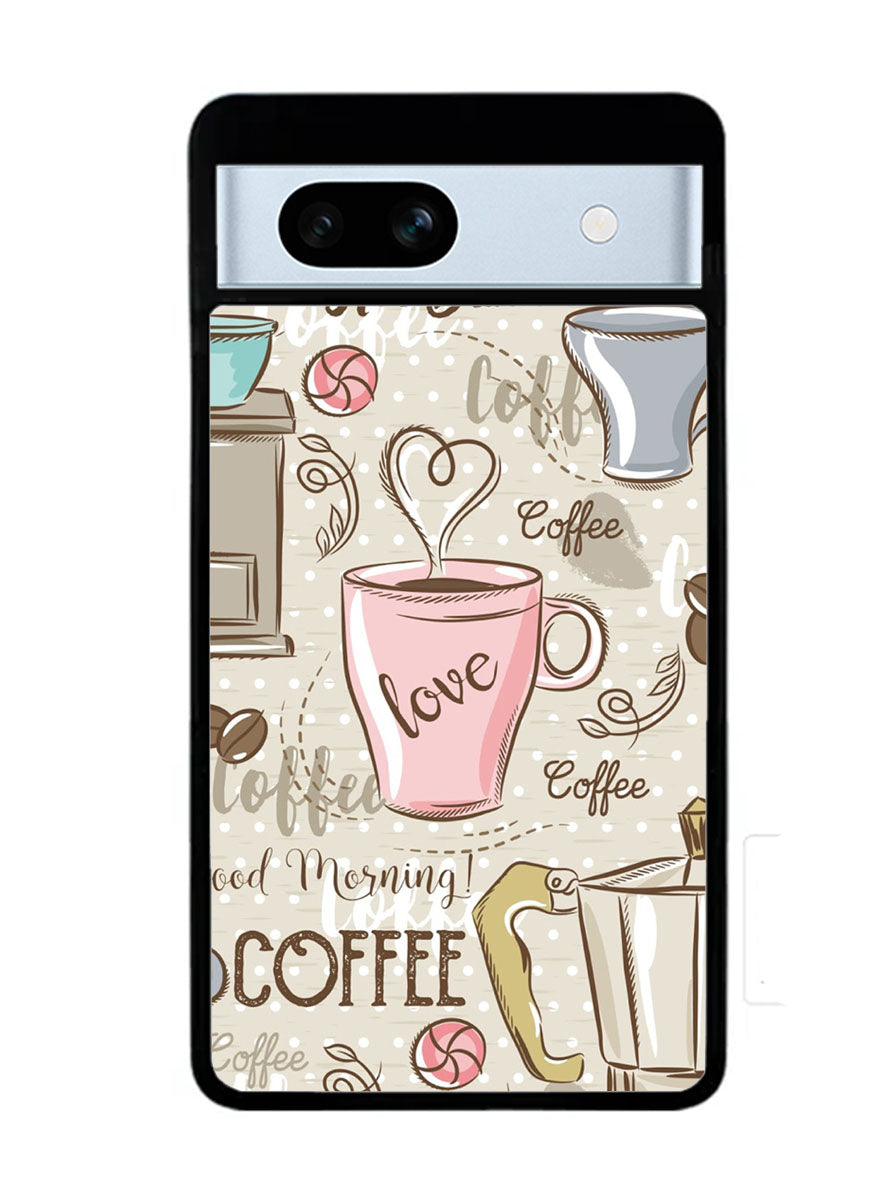 Coffee Wallpaper Cute Google Pixel 7A Case