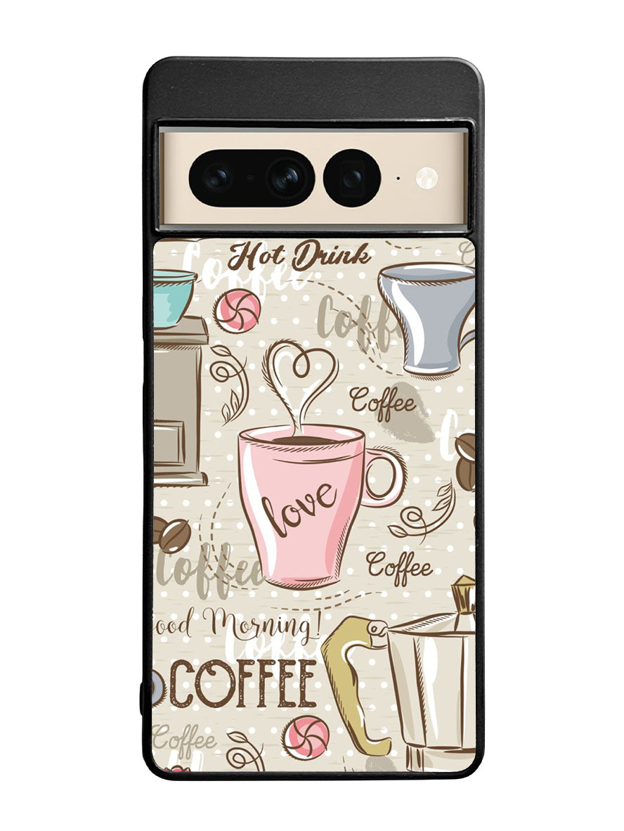 Coffee Wallpaper Cute Google Pixel 7 Pro Case