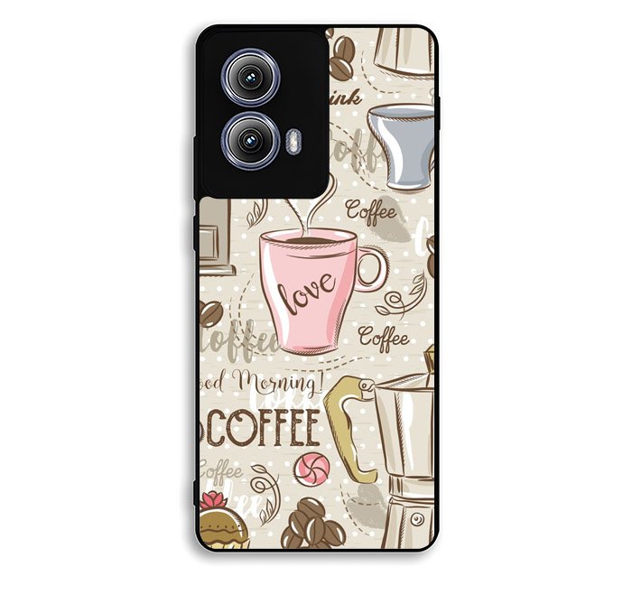 Coffee Wallpaper Cute Motorola Moto Edge 2024 Case FE1677