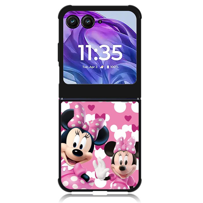Minnie Mouse Pink 1st Motorola Moto Razr 2024 , Moto Razr 50 Case