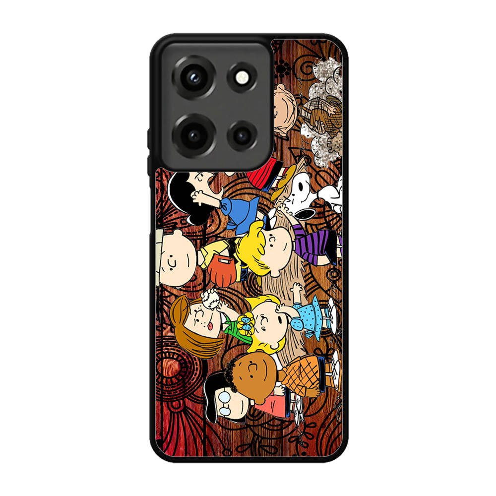 Peanuts In Background Wood Art Motorola Moto G 5G 2025 Case FE0321