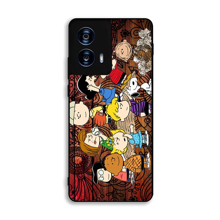 Peanuts In Background Wood Art Motorola Moto G Power 5G 2024 Case FE6841