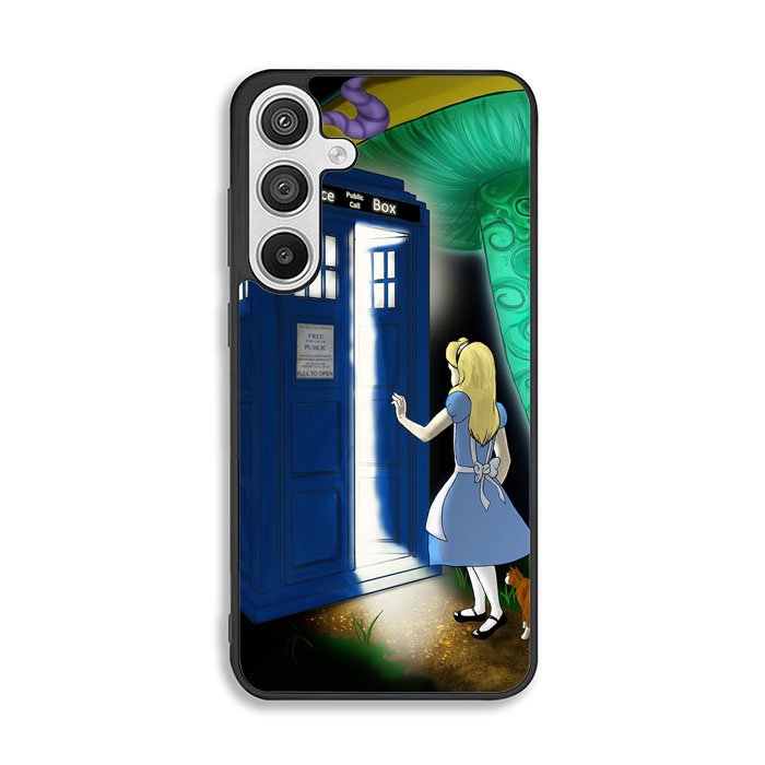Alice Wonderland On Tardis Samsung Galaxy A26 Case FE6713