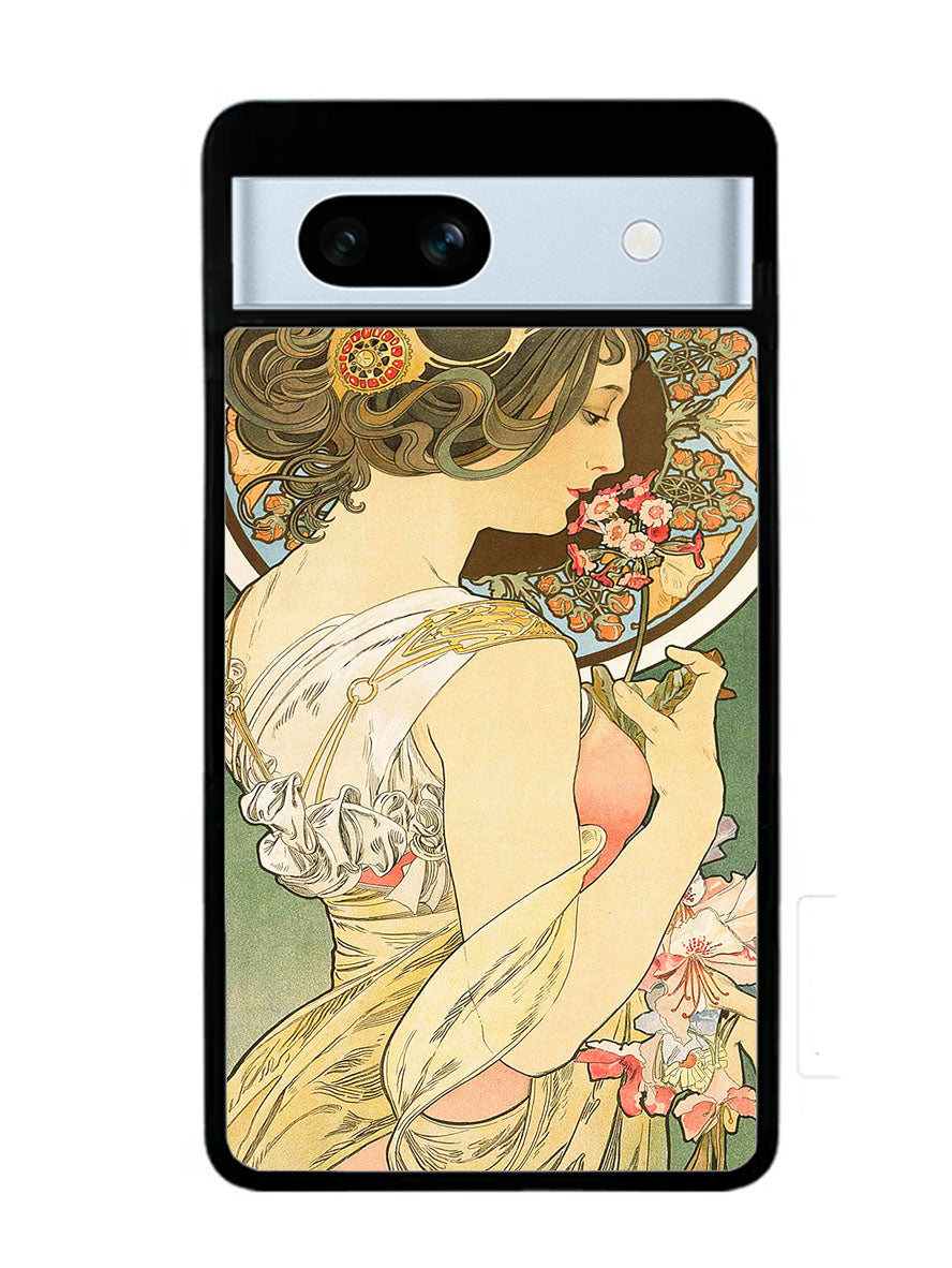 Alphonse Mucha Primrose Art Nouveau Google Pixel 7A Case