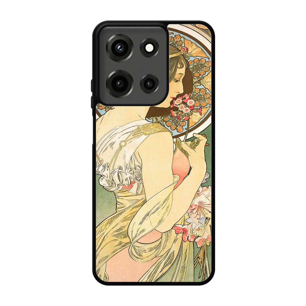Alphonse Mucha Primrose Art Nouveau Motorola Moto G 5G 2025 Case FE7864