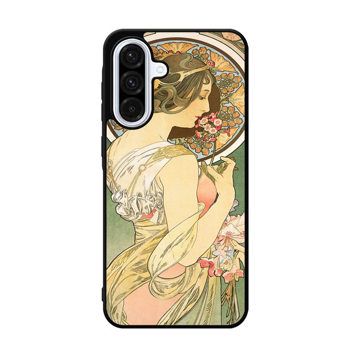 Alphonse Mucha Primrose Art Nouveau Samsung Galaxy A36 Case FE7864